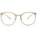 ALWAYSUV Retro Vintage Round Metal Glasses for Women & Men - Clear Lens Fashion in Beige - Buy Online on GoSupps.com