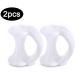 Cikiki White Silicone Toe Separators | Bone Ectropion & Valgus Care | Comfortable Foot Tools for Hallux Alignment - Buy Online on GoSupps.com