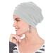 Headcovers Unlimited Slouchy Snood Hat - 100% Cotton Slouchy Beanie Hats for Women One Size Silver