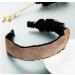 Headband Spa Headband for Women Sponge & Terry Towel Cloth Black - Buy Online on GoSupps.com