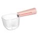 Teksome Dog Food Scoop | Transparent Puppy Measuring Cup - Practical Dry Food Scoops for Dogs and Cats Small Pet Feeding Supplies