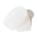 Rehband QD silicone heel wedge 1 pair of heel cup gel -dersen wedge to increase the heel insole for heel increase color: white size: l page: couple l white (clear) - 1 pair
