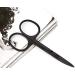 Premium Black Curved Beauty Scissors - Multi-Use for Manicure Mustache Beard Eyebrow Lash Extensions & Grooming - Sharp Stainless Steel - Buy Online on GoSupps.com