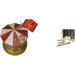 Enchanting Melodies and Sweet Delights: Musical Carousel Tin with Vanilla Fudge (150g) + Bond's Mint Candy Cane (144g) Bundle - Buy Online on GoSupps.com
