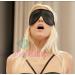 Ultra-Soft Velvet Sleep Mask & Blindfold for Comfortable Travel, Shift Work, and Meditation - Black - Buy Online on GoSupps.com