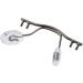 Mayabi metal replacement nose bridge 5 pieces glasses bridge set borderless frame stainless steel-glasses-nose bridge with nasal cushion (color: gun) (color: gun)