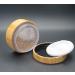 Eco-Friendly 30ml Bamboo Loose Powder Jars - Makeup Storage with Sifter & Puff - International Shipping - Buy Online on GoSupps.com