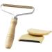 Dzsomt Kashmir Sweater Razor - 3-Piece Lint Remover Set with Wooden Handle | Portable Cashmere & Sweater Care Tool | Anti-Pilling Comb - Buy Online on GoSupps.com