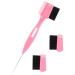 PATKAW 1 Set Double-headed Eyebrow Comb Brush Portable Eyebrow Comb Women Hair Edge Brush with Head Replacement