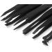 6-Piece Stainless Steel Tweezers Set Eyebrow Hair Pluckers for Hair Beauty Black Stainless Steel Eyebrow Tweezers Set - Buy Online on GoSupps.com