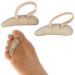 2x Hammer toe cushions gentle correction and relief Kosmetex hammer toe pad leather covered large - left