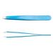 Nipple Solingen tweezers with a straight tipStainless steel rustproof |9.5 cm |Blue |Plucking the eye brows |Pinchette Spitz |For precise hair removal |Made in Germany