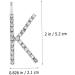 OFFSCH 1 Set Kiss Hairpin Letter Hair Barrettes Hair Decorations for Women Hair Accessories for Women Wedding Rhinestone Hair Kiss Hair Barrette Glitter Hair Pin Clip Crystal Alloy Miss - Buy Online on GoSupps.com