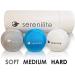 Serenilite Hand Trainer Therapy Stress Balls - Single Colored Squishy Grip Strengthening - Exercise & Stress Relief Cloud Sea Breeze Titanium Set - Best for Adults - Buy Online on GoSupps.com