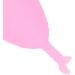 Flexible Half Moon Menstrual Cup - Soft Silicone Pink | Eco-Friendly & Travel-Ready - Buy Online on GoSupps.com