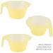 TOPBATHY Bol Teinture Capillaire et Bol M langeur 3 Pi ces Plastique Jaune Taille Moyenne pour Coloration Cheveux Maison et Salon Professionnel - Buy Online on GoSupps.com