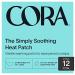Cora Heat Relief Patch 2 Pack - Soothe Cramps for up to 8 Hours with Heat from Activated Carbon - Adheres to Your Clothes to Ease Cramps Exactly Where You Need it Heat Patch (2 Pack)