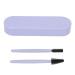 Eyelash Brush Silicone Eyebrow Elastic Portable Reusable Mascara Wands Lightweight Travel Set Kit (Blue)