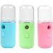 Facial Mist Sprayer USB Recharging Handheld Face for Skin Care Moisturizing Hydrating Blue 30ML mini facial humidifier - Buy Online on GoSupps.com