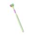 4-part three-sided toothbrush with tongue scraps for cleaning the tongue coating sensory travel toothbrush for autism V-shaped soft brush for complete cleaning with non-slip green