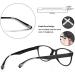 Montura de Gafas de Silicona Antideante - El stica y C moda | 5 Pares Transparentes para Sol y Lectura | Env o Internacional - Buy Online on GoSupps.com