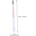 Ultechnovo 8ST Macaron Micro Toothbrushes - Electric & Manual Travel Toothbrushes for Home & Oral Care - Charcoal Cleaning Tool - Buy Online on GoSupps.com