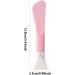 Face Ma sk Applicator Silicone Clay Mas k Brush Applicator Soft Face Ma sk Applicator Tool With Dual Head Flexible Face Makeup Brushes Or Cream Essence Lotion And Cosmetics Silicone brush rose red - Buy Online on GoSupps.com