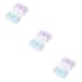 Solustre 6 STK mini container for colored contact lenses tweezers case and solution lens container lentils cleaning case invisible contact lens container mirror box