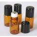 12Pcs 2ml Essential Oils Roller Bottles Mini Empty Roll-on Bottles with Stainless Steel Roller Balls and Black Cap Cosmetic Makeup Storage Vials For Fragrance Perfume Aromatherapy - Buy Online on GoSupps.com