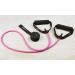 RitFit Single Resistance Exercise Band with Comfortable Handles - Rose Pink (10-15lbs) | Ideal for Physical Therapy & Strength Training - Buy Online on GoSupps.com