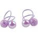 3 Pairs Colorful Ball Hair Ties Double Ball Hair Bands Bling Bubble Ponytail Holder Glitter Elastic Hair Ropes Hair Accessories for Teens Girls Kids - Buy Online on GoSupps.com