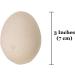 SunGrow Wooden Fake Eggs for Laying Hens - 4 Pack Beige - Nest Box Training for Chicken Coop - Buy Online on GoSupps.com