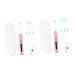 FOMIYES 2 Sets Electric Toothbrush Practical Teeth Brush Plastic Toothbrush Practical Toothbrush Bristles Toothbrush Home Toothbrush Cleaning Brush Tooth Brush Portable Toothbrush
