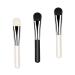 Cleaning Brush 3pcs Sleeping Handle Face Supplies Cream Acid Wooden Brushes Facial Silica Girls for Gel Applicator Beauty Household Women Mask Brush Makeup Cosmetic Salon Manual Fan (Color : Assorted 12x1.8cm Assorted