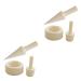 ABOOFAN 2 Sets Cone Mold Roller Ice Cream Cones Mold PVC Mold Dessert Molds Waffles Ice Cream Roll Beigex2pcs 18.50X5.90X5.90CMx2pcs