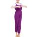 Libaobaoyo Kids Girls Dance Pants Ballet Yoga Gymnastics Soft Practice Warm Up Rompers Trousers Purple 14-15 Years