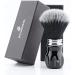 The men's shaving brush has a handle made of high -quality synthetic resin with synthetic bristles for a dense creamy foam