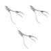 FRCOLOR 3pcs Cuticle Trimmer Cuticle Remover Clipper Stainless Steel Cuticle Nail Care Tool Nail Clipper Cuticle Clipper Cuticle Nipper Nail Nipper Dedicated Dead Skin Pliers 10.2*4.8*2cmx3pcs