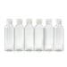 DRAGON SLAY 100ml Reusable Travel Bottles for Toiletries Set Mini Size Compact Containers for Shampoo and Conditioner Flexible Plastic Clear/Transparent Flip Cap 6 Pack 100ml (6 Pack)