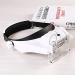Magnifying Headband Magnifier Eyewear Lamp LED Illuminated Loupe Magnifier Magnifying Glasses 1.5X 2X 5X Lens Magnifying Glass Read Repai Good Times