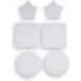 Plastic Canvas Variety Pack - Circle, Square, Heart, Star, Flower & Butterfly - 12 Pieces - 2.25 to 4.25 inches - Buy Online on GoSupps.com