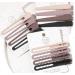 Matte Nude Hair Clips Set - 4pcs Hair Barrettes for Women and Girls (Hollow) - Buy Online on GoSupps.com