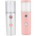 Face Mist Steamer 27ml Facial Handy Sprayer Hydrating Mister USB Rechargeable for Skin Care White - Buy Online on GoSupps.com