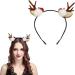 Christmas Headband Christmas Hairband Cute Reindeer Antlers Hair Band Xmas Hair Hoop Christmas Hair Accessories for Fancy Dress Party Festival Holiday Birthday Xmas Headband for Women Girls Adults
