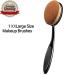 Beautia Oval Makeup Brush 2X Large Size for Fast Flawless Application of Liquid, Cream, and Powder Foundation - Buy Online on GoSupps.com