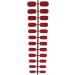 dijiusidy 1 Set Glue on Nails Medium Length Files Square Style Press on Solid Color Wraps Artificial Beauty Tool DIY Decorations 2 - Buy Online on GoSupps.com