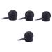 FOYTOKI 4 Pcs Silicone Nozzle Natural Hairspray Hair Fiber Pump Hair Fiber Spray Pump Black Plastic Abs