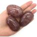 1pc Natural Strawberry Quartz Polished Palm Stone Crystal Gem Specimen Natural Stones and Minerals ERTEYIN - Buy Online on GoSupps.com