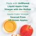 Nature's Bounty Apple Cider Vinegar Gummies - Energy & Metabolism Supplements | Non-GMO, Vegetarian, Vitamin B12, Beet Root, Pomegranate | 500mg (120 Count) - Buy Online on GoSupps.com