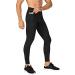 WRAGCFM Men's Compression Pants Workout Athletic Leggings Running Gym Tights with Pockets Black Large
